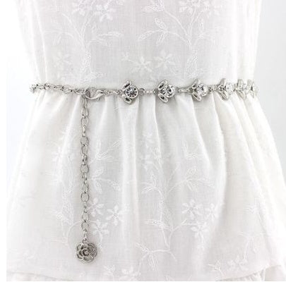 Summer Women''s Pearl Waist Chain Fashion Versatile Decorative Dress With Clothes New Skirt Small Belt Elegant