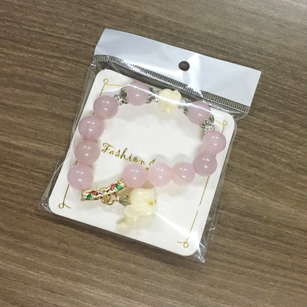 Crystal Elephant Charm Bead