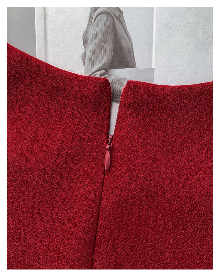 Vintage Hepburn Style Toast Engagement Dress